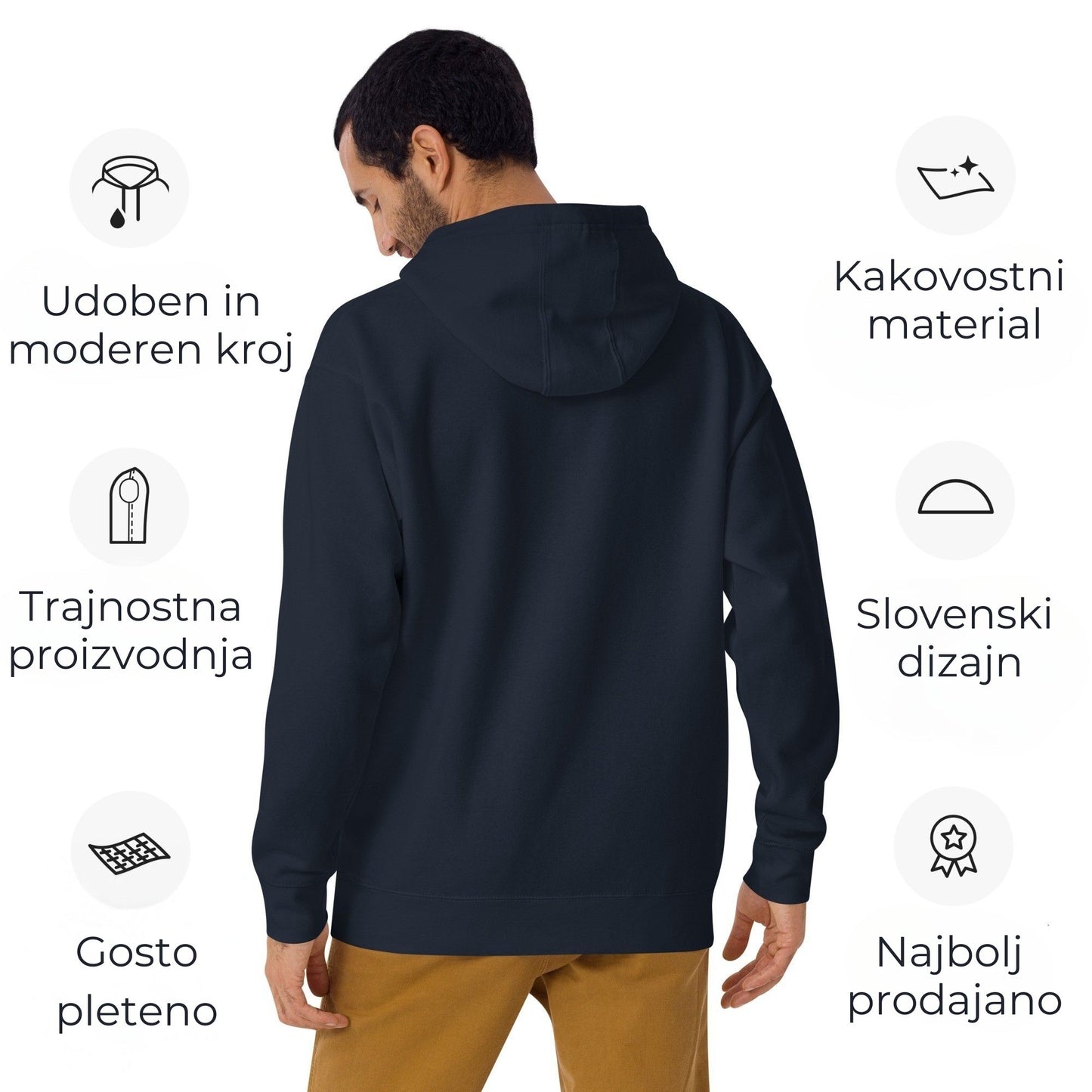 Pulover s kapuco - sLOVEnija TRIGLAV