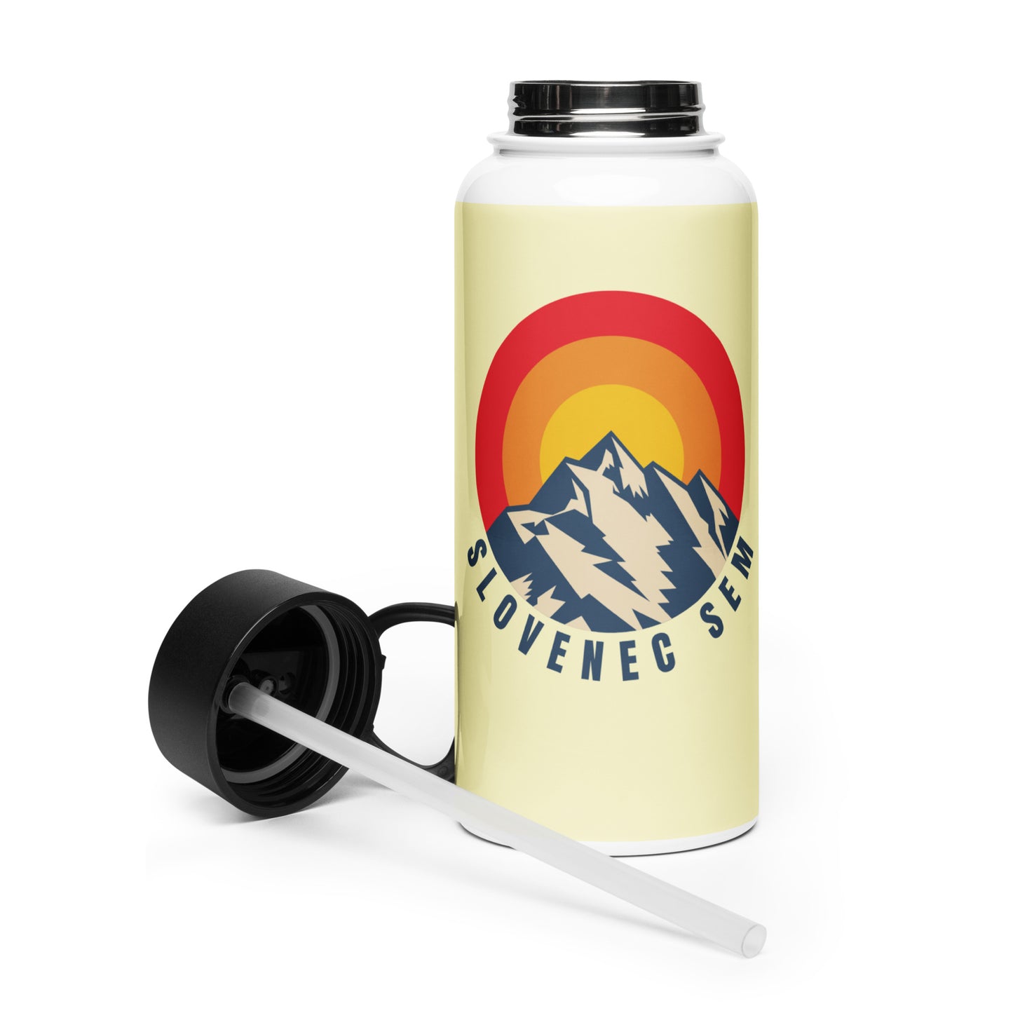 Flaška 950ml - GORE ZAHOD - bež