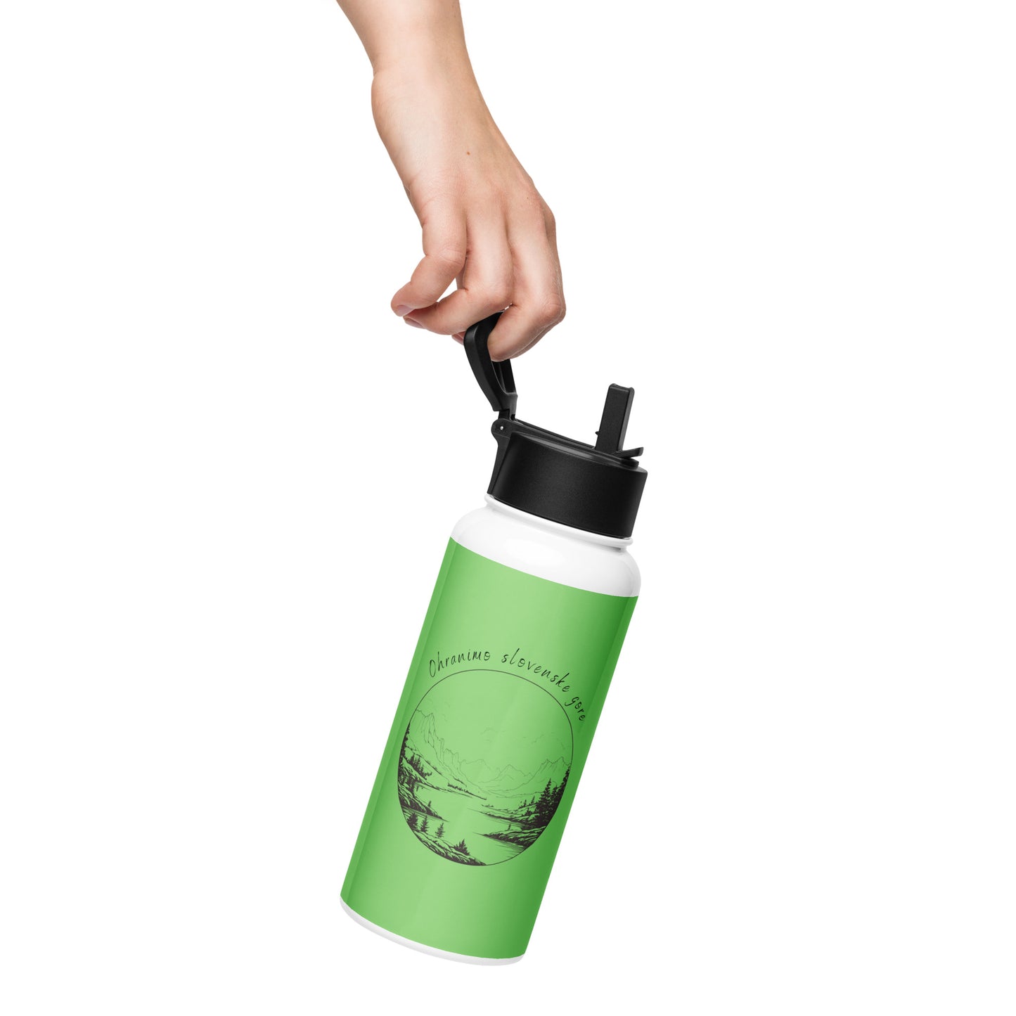Flaška 950ml - Ohranimo slovenske gore - zelena