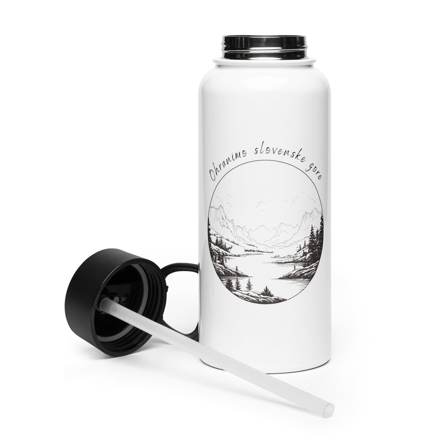 Flaška 950ml - Ohranimo slovenske gore - bela
