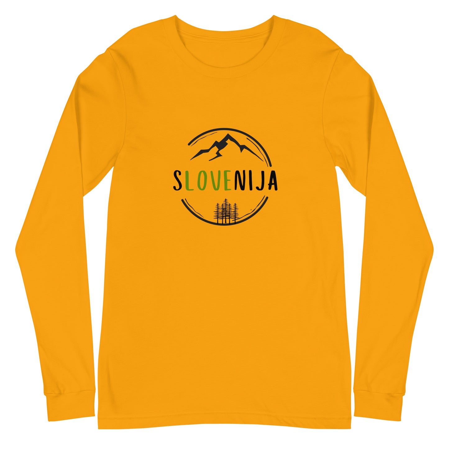 Moška majica z dolgimi rokavi - sLOVEnija TRIGLAV