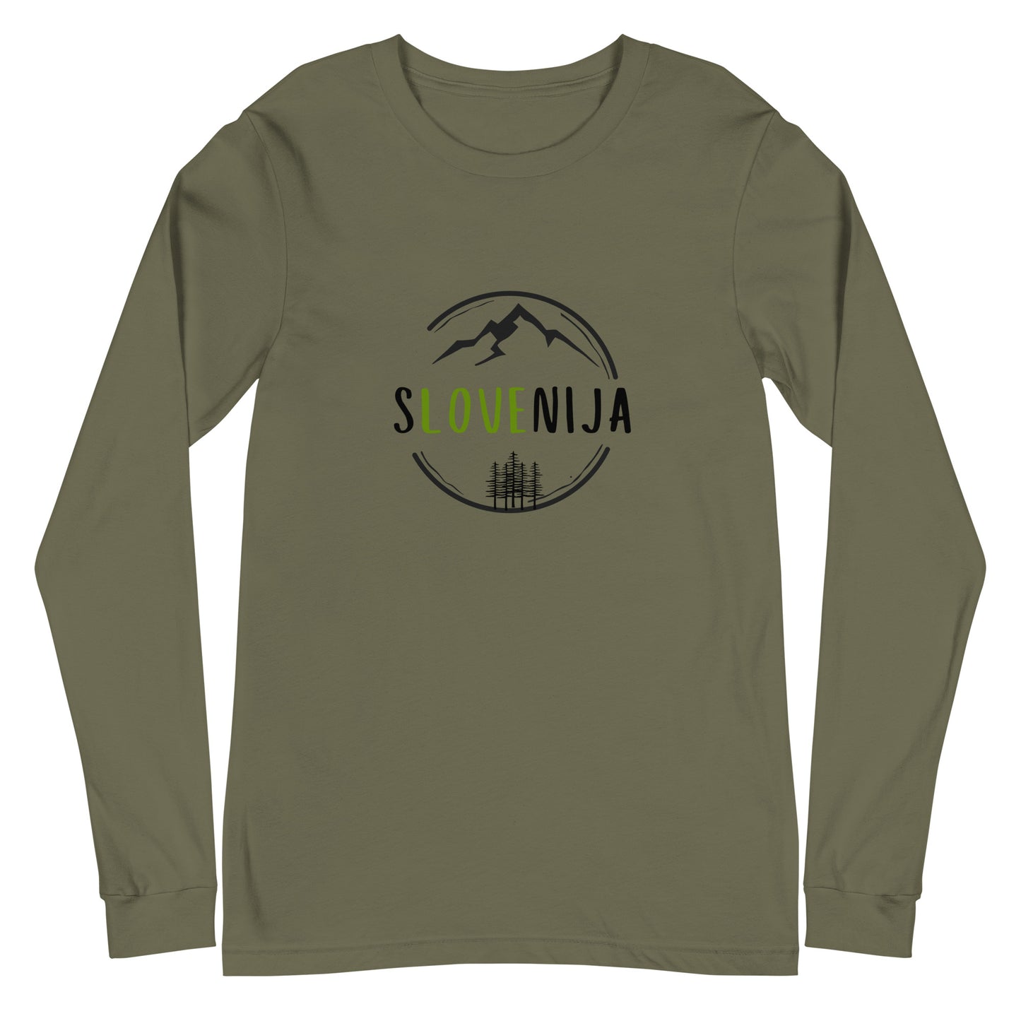 Moška majica z dolgimi rokavi - sLOVEnija TRIGLAV