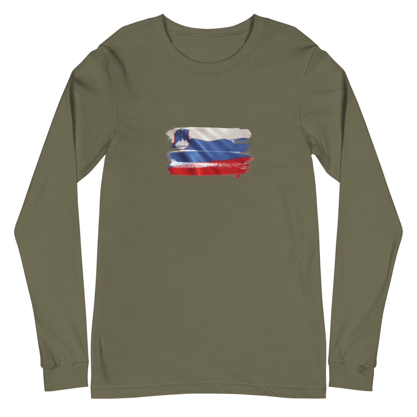 Moška majica z dolgimi rokavi - SLOVENSKA ZASTAVA