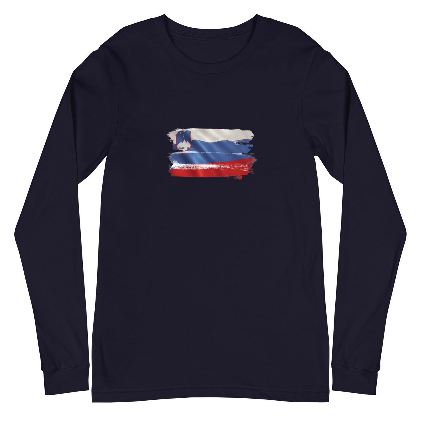 Moška majica z dolgimi rokavi - SLOVENSKA ZASTAVA