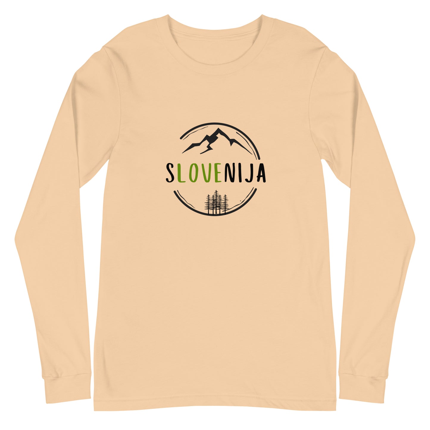 Moška majica z dolgimi rokavi - sLOVEnija TRIGLAV