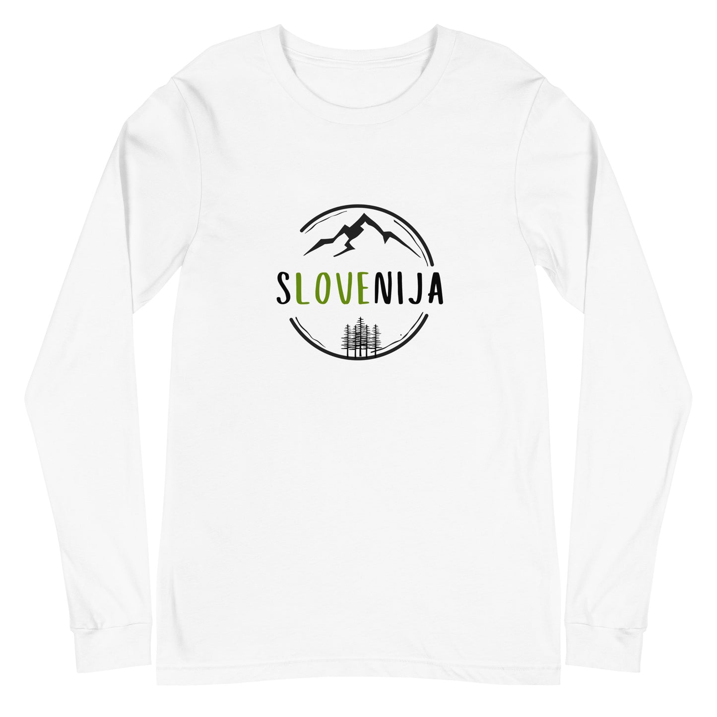 Moška majica z dolgimi rokavi - sLOVEnija TRIGLAV