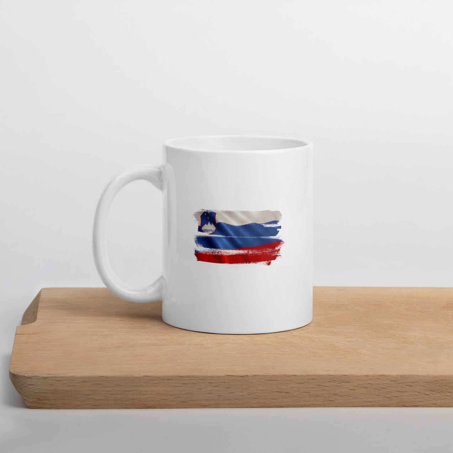Skodelica bela - SLOVENSKA ZASTAVA