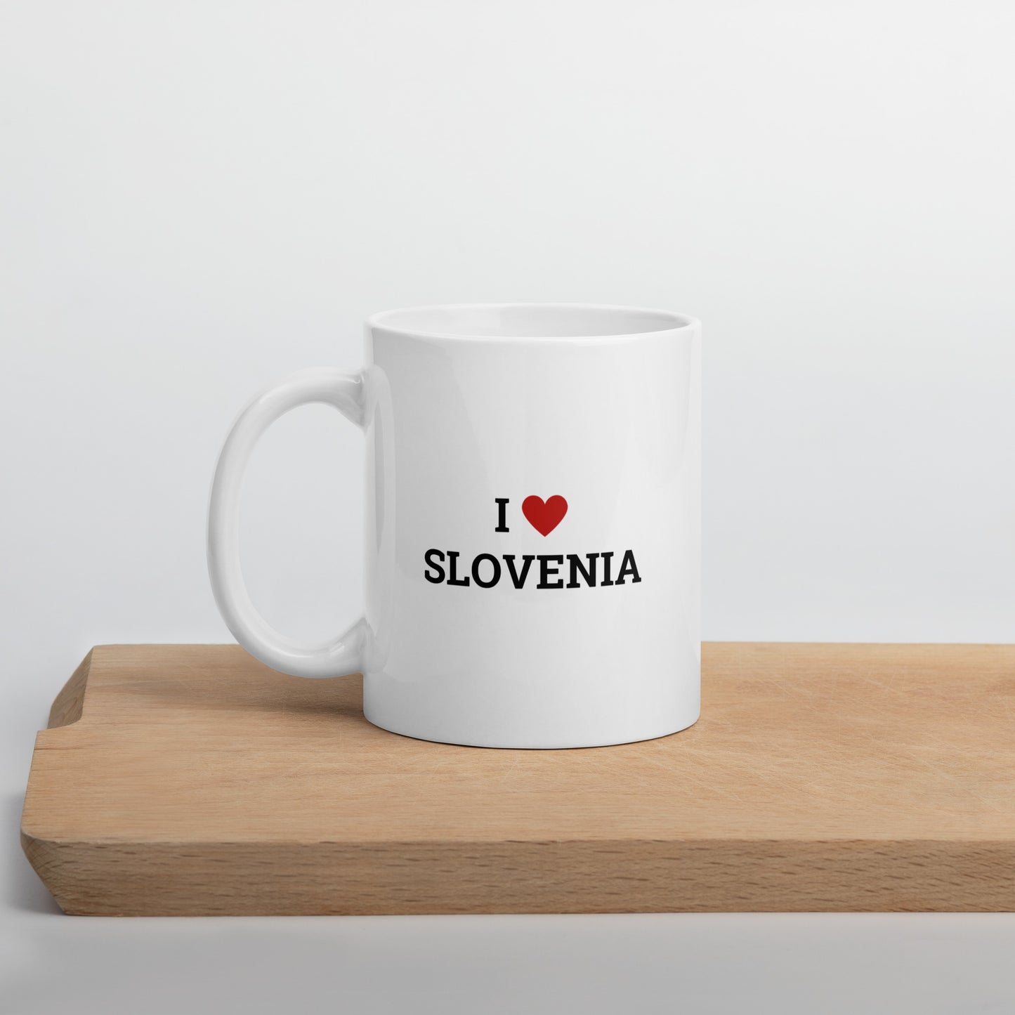 Skodelica bela - I LOVE SLOVENIA