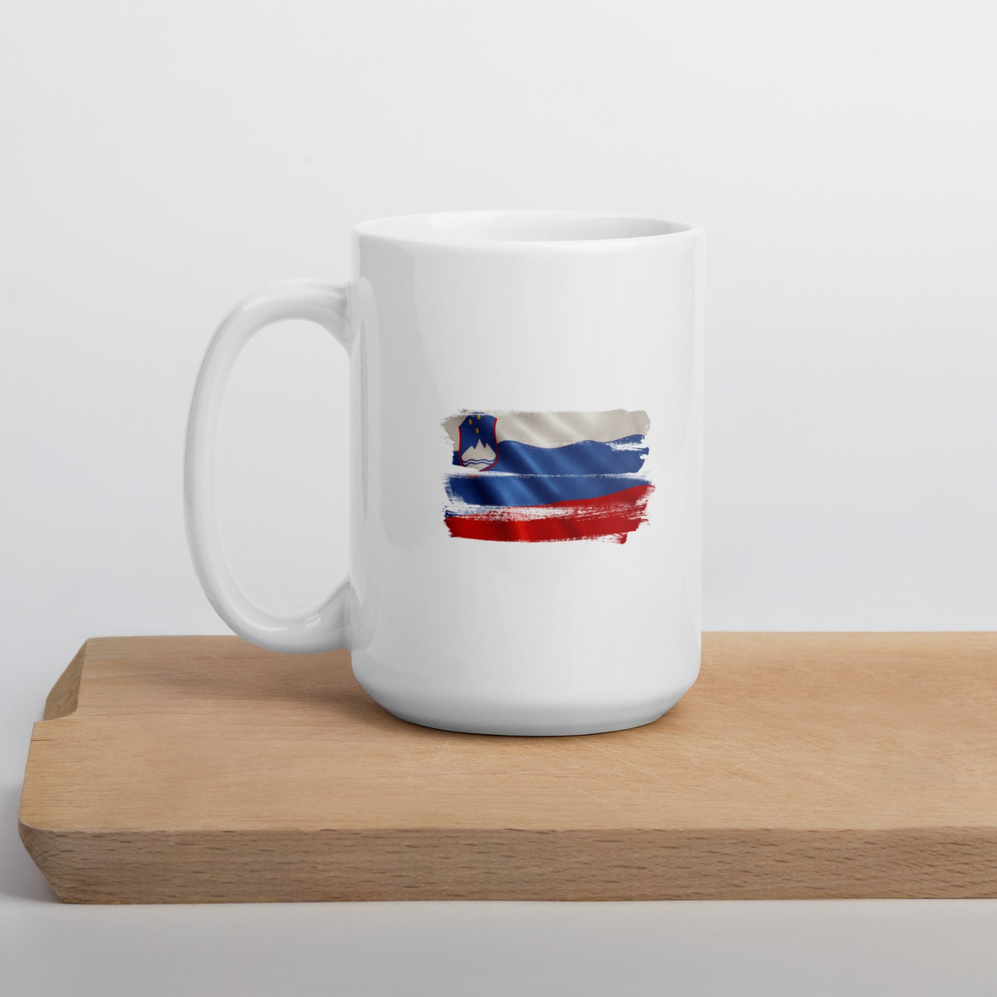 Skodelica bela - SLOVENSKA ZASTAVA