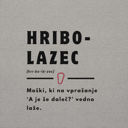 Pulover s kapuco - HRIBOLAZEC - Siva