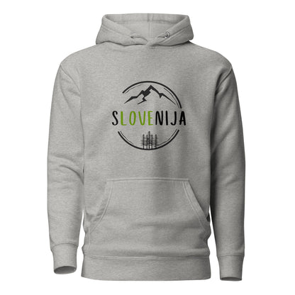 Pulover s kapuco - sLOVEnija TRIGLAV - Siva