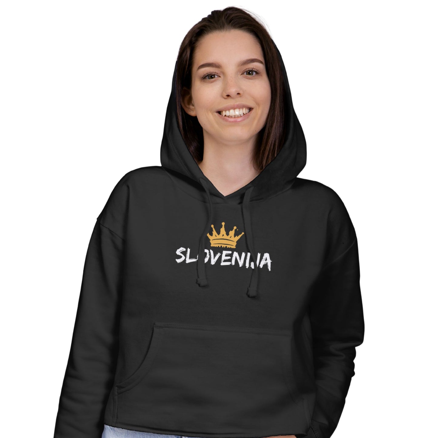 Ženski pulover s kapuco - SLOVENIJA KRONA