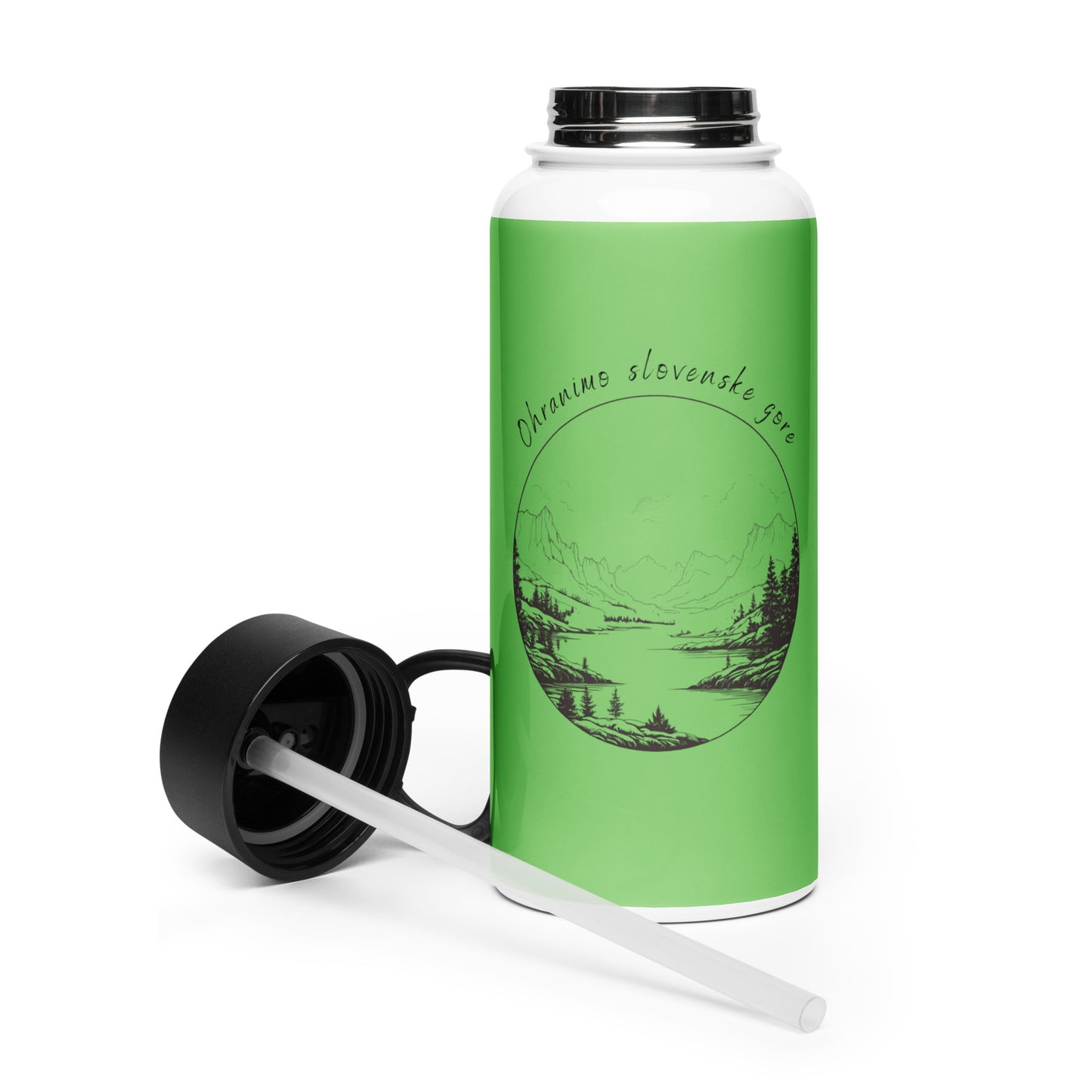 Flaška 950ml - Ohranimo slovenske gore - zelena