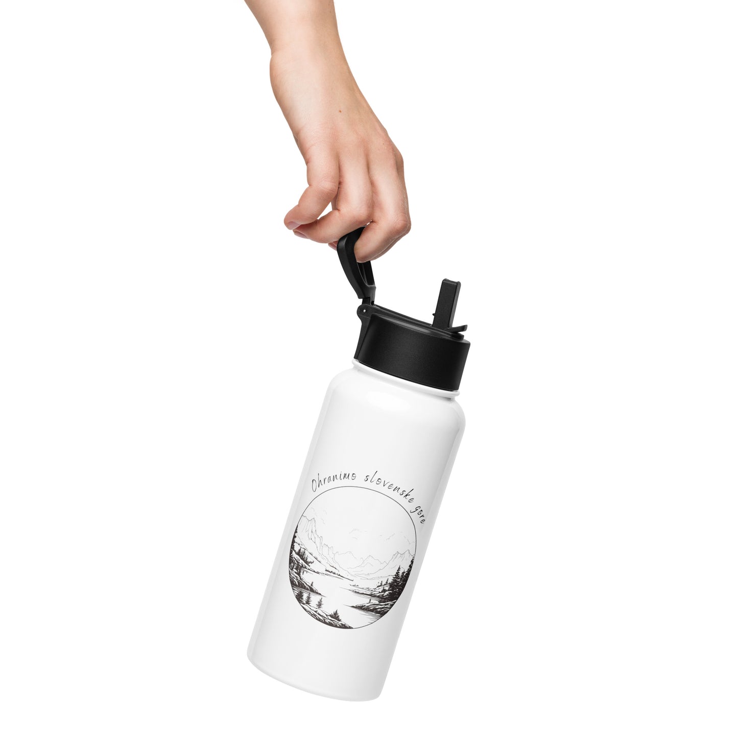 Flaška 950ml - Ohranimo slovenske gore - bela