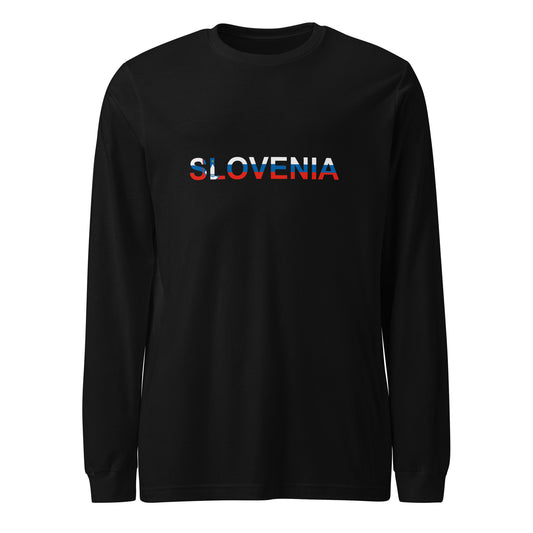 Moška majica z dolgimi rokavi - SLOVENIJA ZASTAVA 2