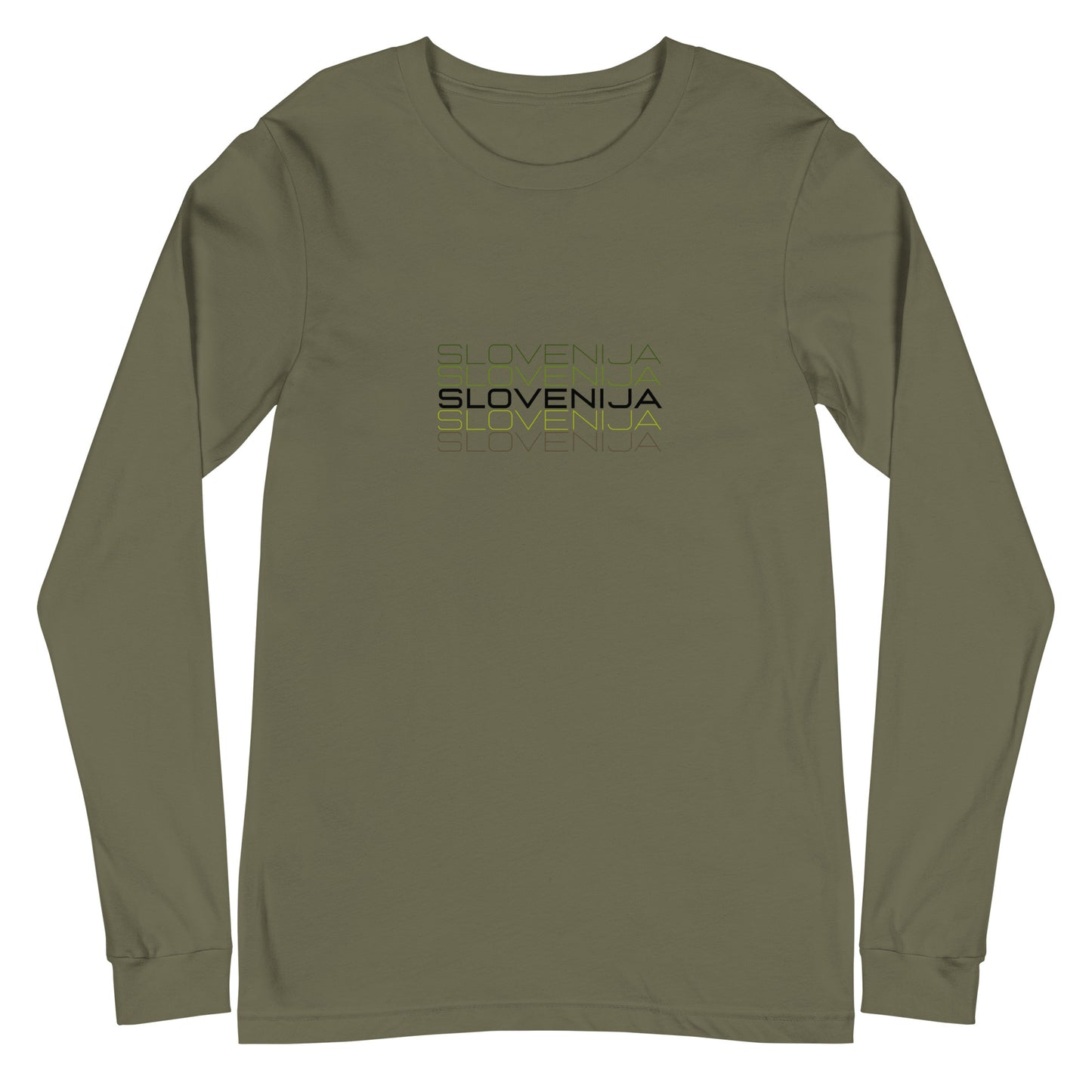Moška majica z dolgimi rokavi - SLOVENIJA