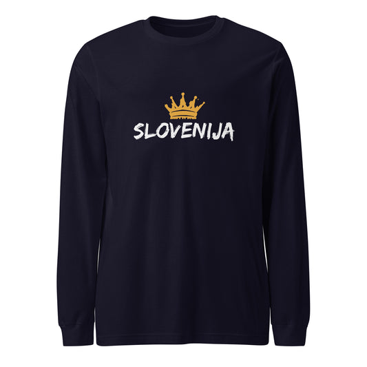 Moška majica z dolgimi rokavi - SLOVENIJA KRONA
