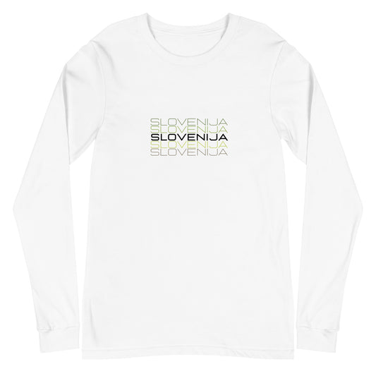 Moška majica z dolgimi rokavi - SLOVENIJA