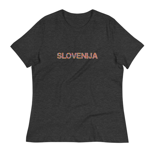 Ženska majica - SLOVENIJA ROŽICE